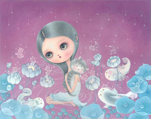 Embracing the Scent of the Eternity Painting by aica, Art Artist aica